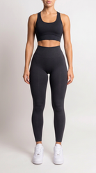 Scrunch leggings black seamless fit by ZANOS
