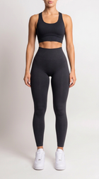 NOIR Scrunch Leggings Black