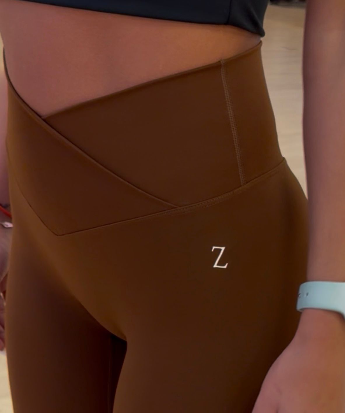 ZANOS seamless yoga leggings with shaped supportive fit