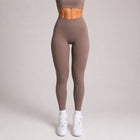 Yoga leggings brown seamless fit by ZANOS